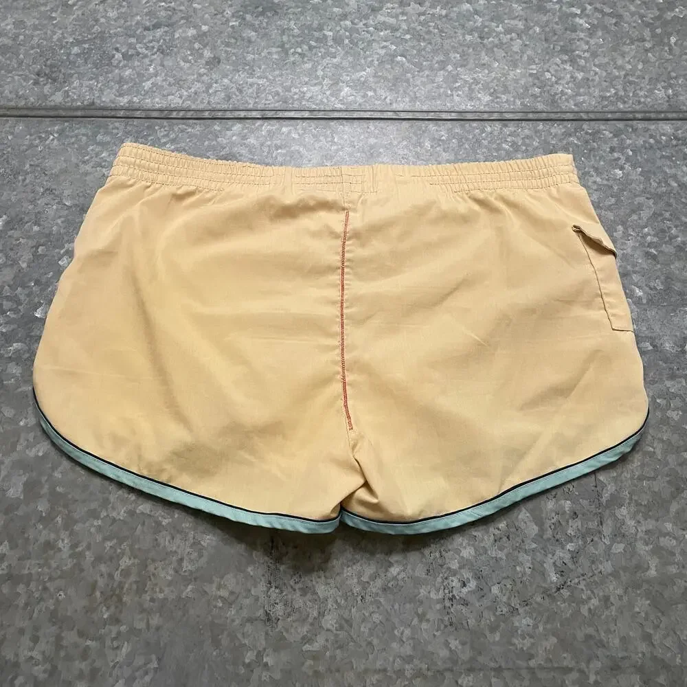 Vintage Jockey Man In Motion Logo Shorts Mens Large XL Tan Brown Retro 70s 80s